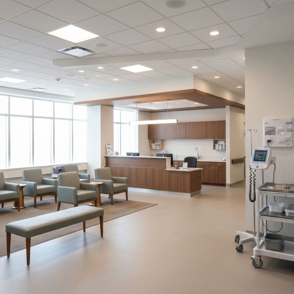 Modern medical office environment